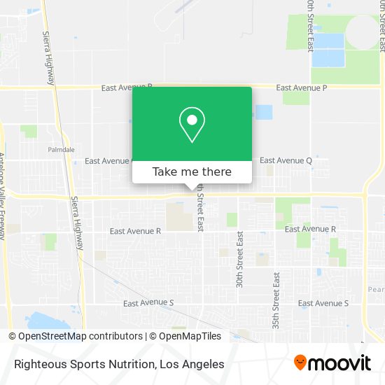 Righteous Sports Nutrition map