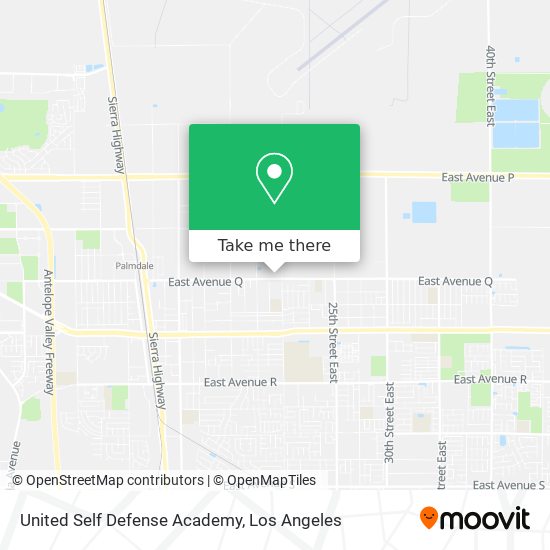 Mapa de United Self Defense Academy