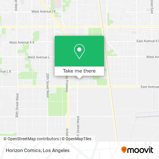 Horizon Comics map