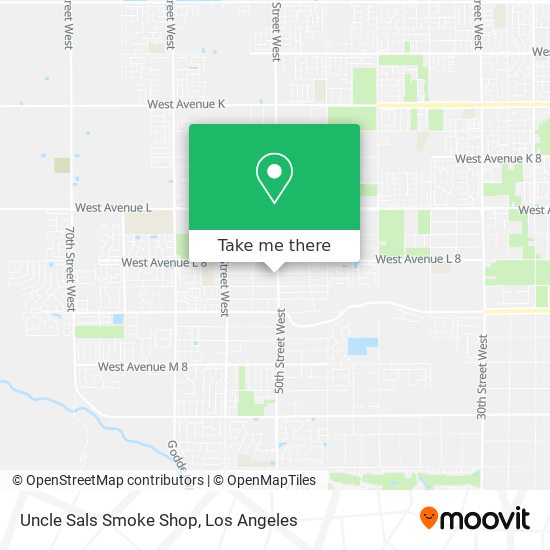 Uncle Sals Smoke Shop map