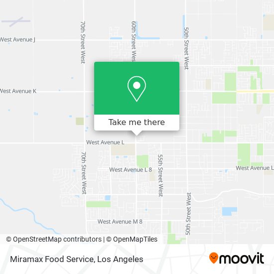 Mapa de Miramax Food Service