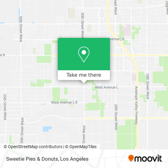 Mapa de Sweetie Pies & Donuts