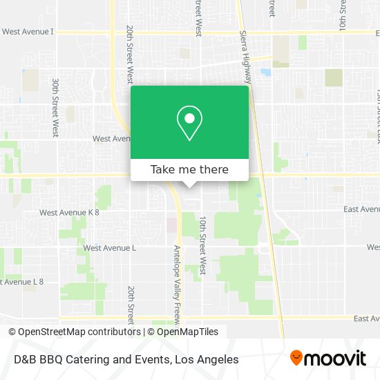 D&B BBQ Catering and Events map