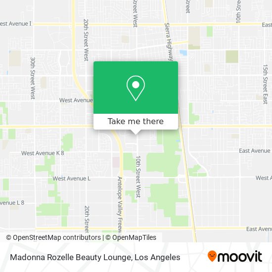 Madonna Rozelle Beauty Lounge map