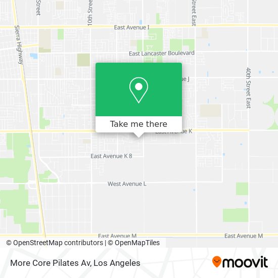 More Core Pilates Av map