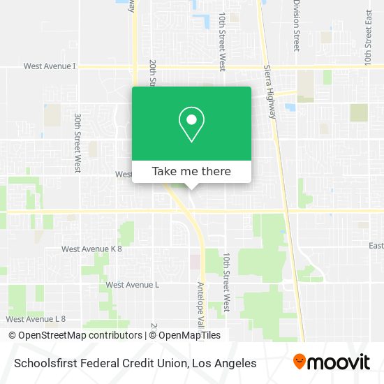 Schoolsfirst Federal Credit Union map