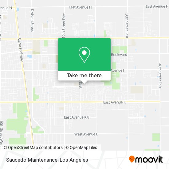 Saucedo Maintenance map