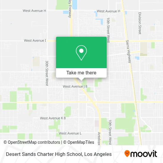 Desert Sands Charter High School map