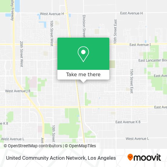 United Community Action Network map