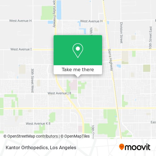 Kantor Orthopedics map