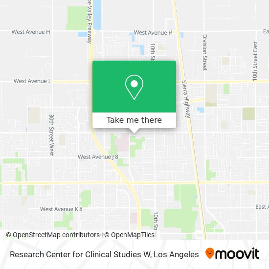 Mapa de Research Center for Clinical Studies W