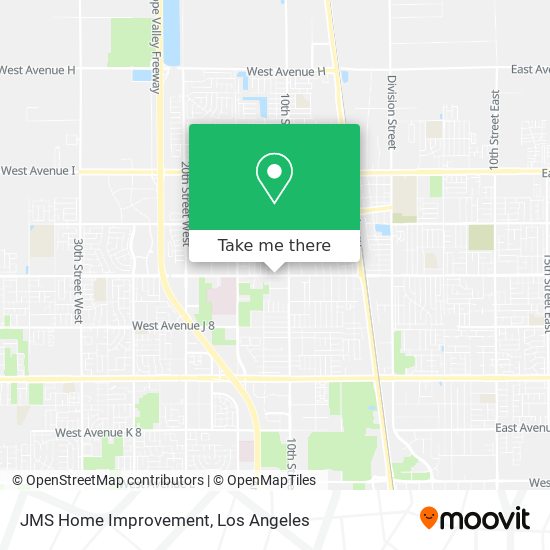 Mapa de JMS Home Improvement