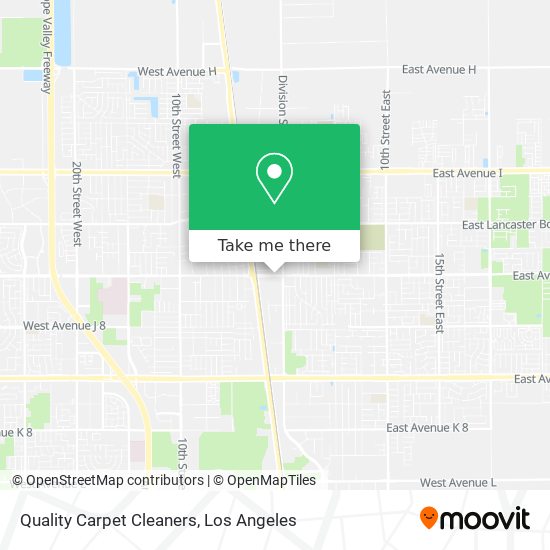 Quality Carpet Cleaners map