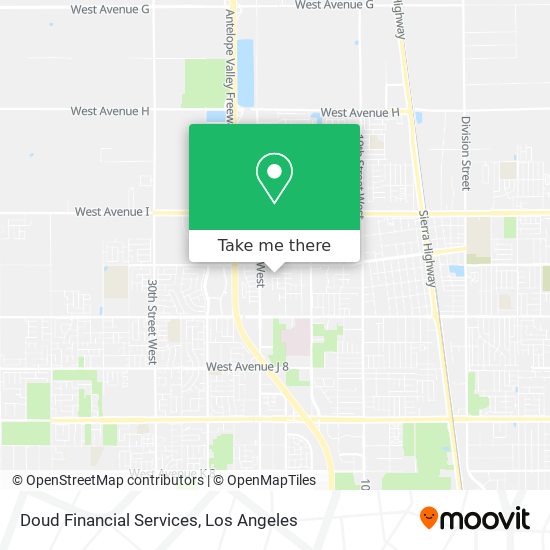 Mapa de Doud Financial Services