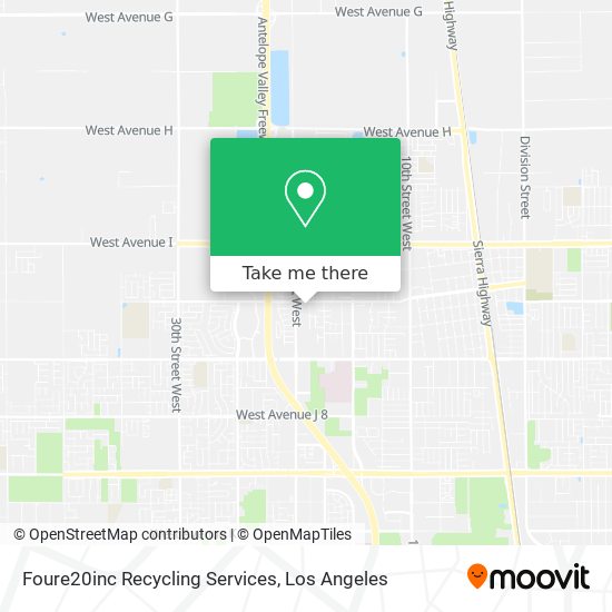 Mapa de Foure20inc Recycling Services