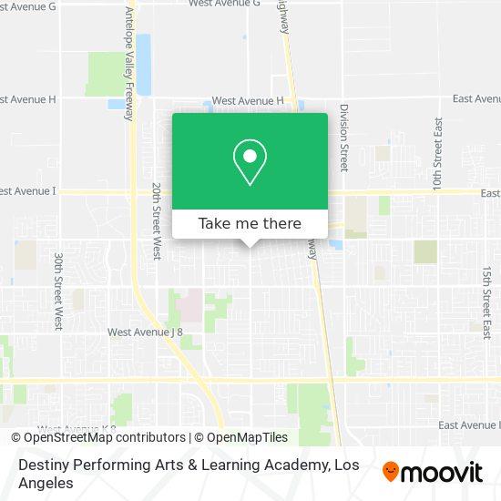 Destiny Performing Arts & Learning Academy map