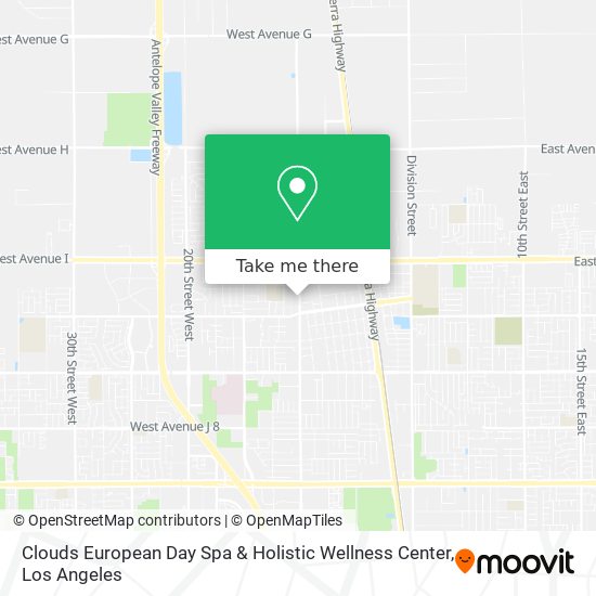 Clouds European Day Spa & Holistic Wellness Center map