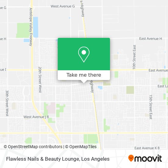 Mapa de Flawless Nails & Beauty Lounge