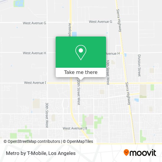 Metro by T-Mobile map