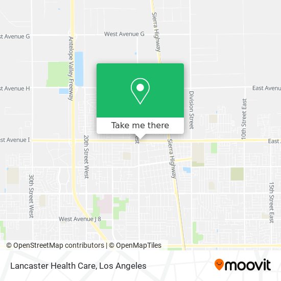 Mapa de Lancaster Health Care