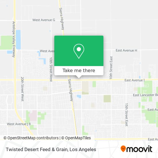 Mapa de Twisted Desert Feed & Grain