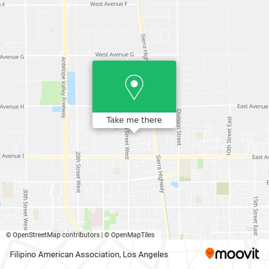 Mapa de Filipino American Association