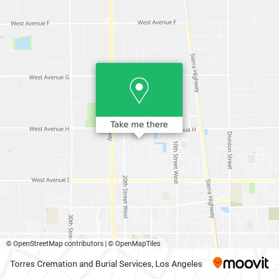 Mapa de Torres Cremation and Burial Services