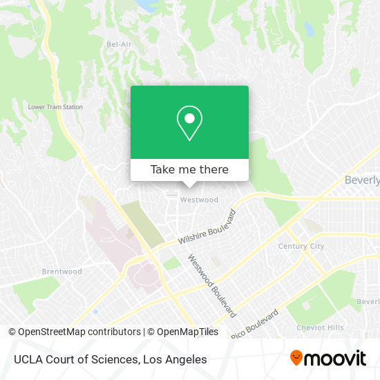 UCLA Court of Sciences map