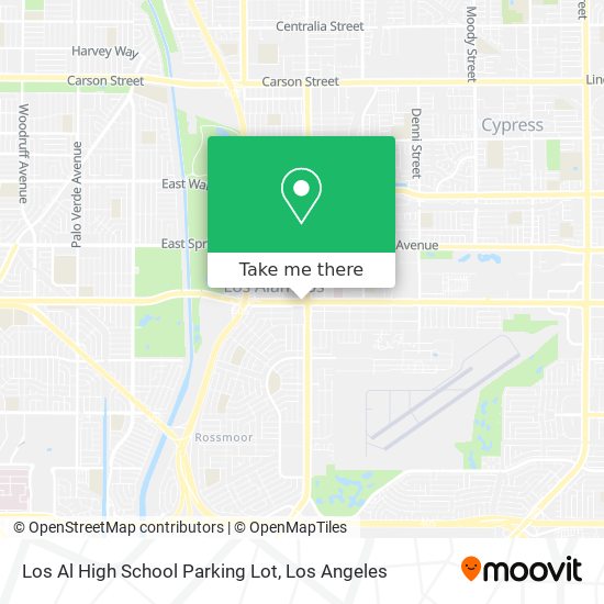 Mapa de Los Al High School Parking Lot