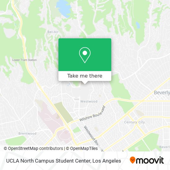 UCLA North Campus Student Center map