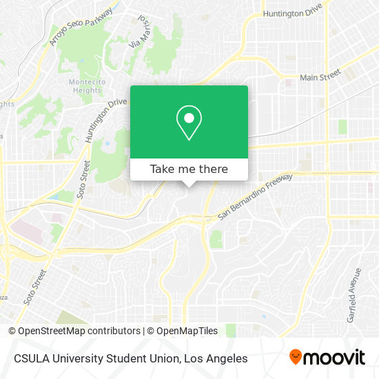 Mapa de CSULA University Student Union