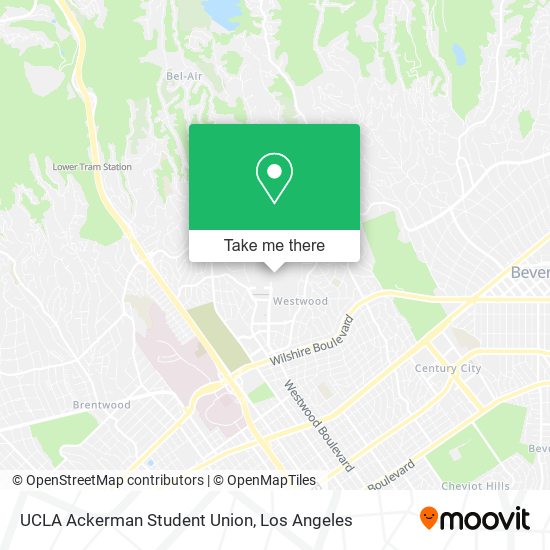 UCLA Ackerman Student Union map