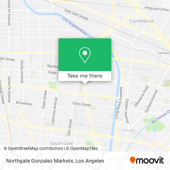 Mapa de Northgate Gonzalez Markets