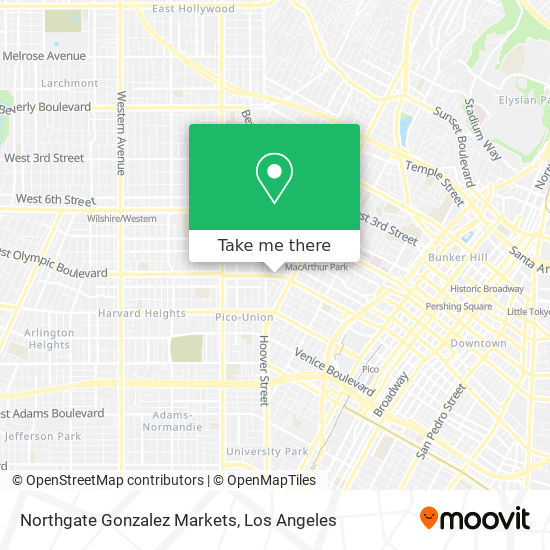 Northgate Gonzalez Markets map