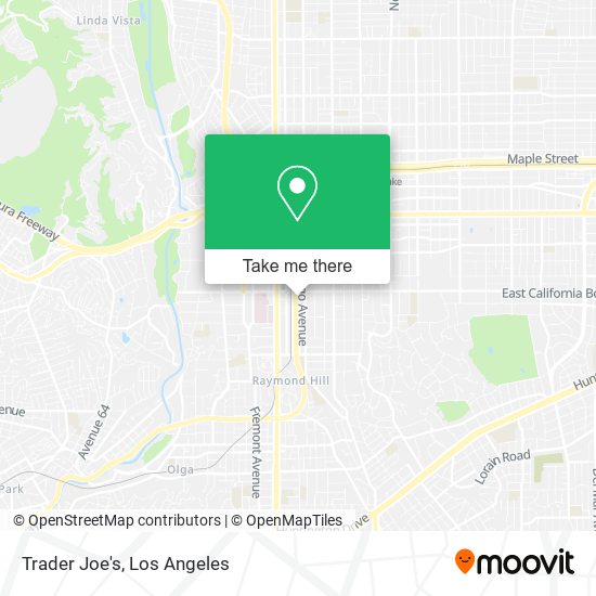 Mapa de Trader Joe's