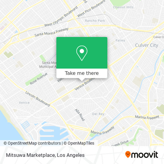 Mitsuwa Marketplace map