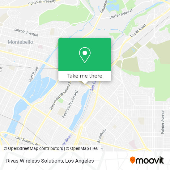 Rivas Wireless Solutions map