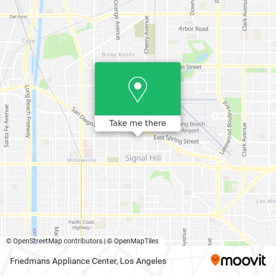 Friedmans Appliance Center map