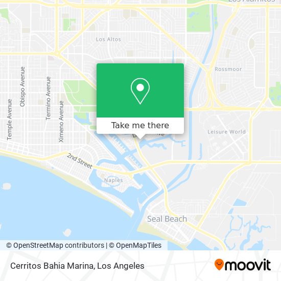 Cerritos Bahia Marina map