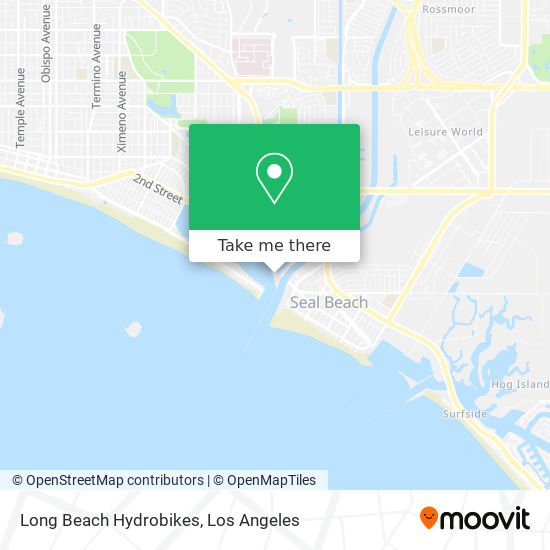 Long Beach Hydrobikes map