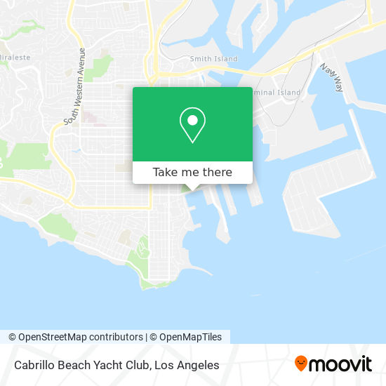 Cabrillo Beach Yacht Club map