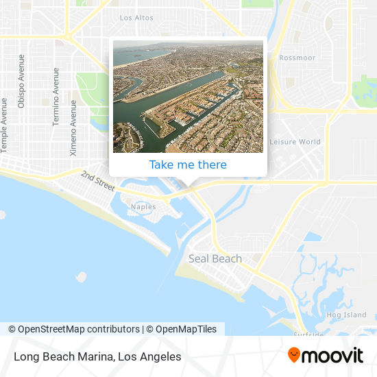 Mapa de Long Beach Marina