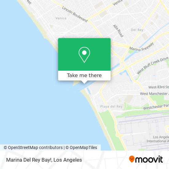 Mapa de Marina Del Rey Bay!