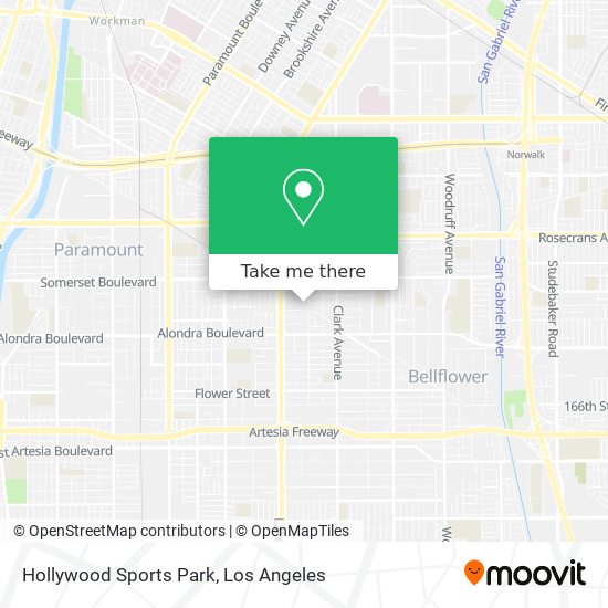 Mapa de Hollywood Sports Park