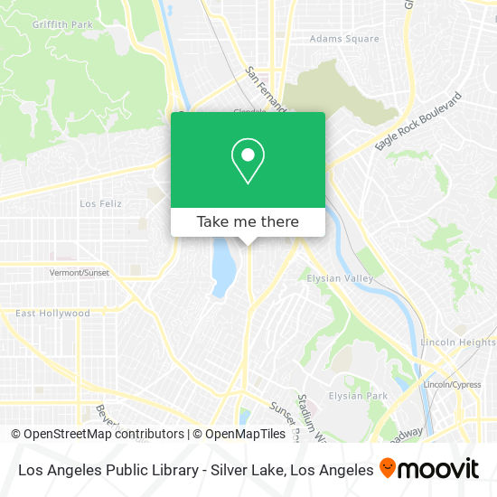 Los Angeles Public Library - Silver Lake map