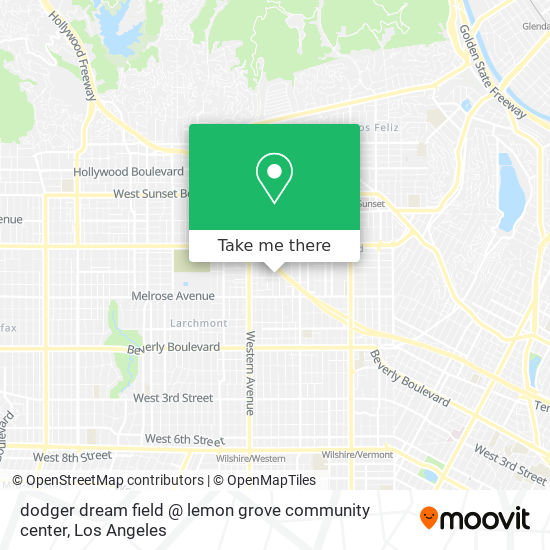 dodger dream field @ lemon grove community center map