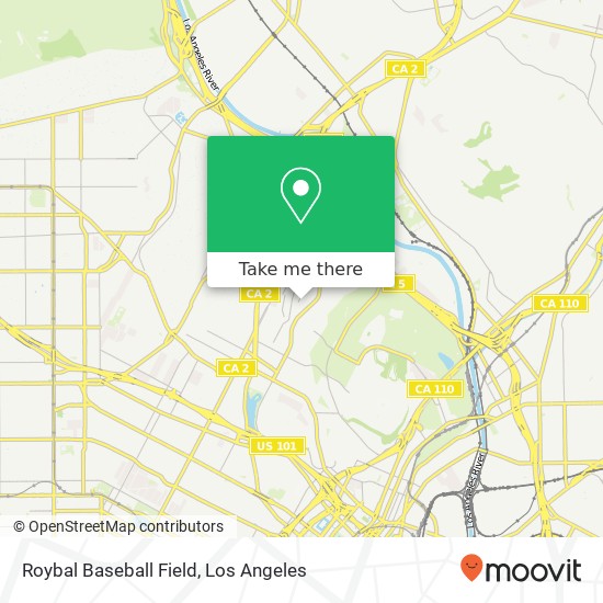 Roybal Baseball Field map