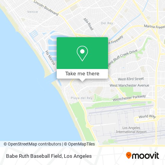 Babe Ruth Baseball Field map