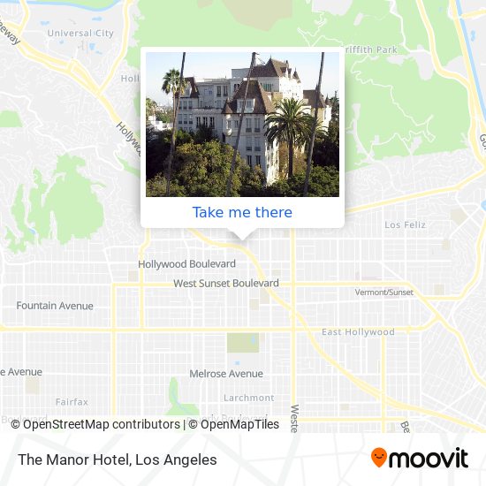 Mapa de The Manor Hotel