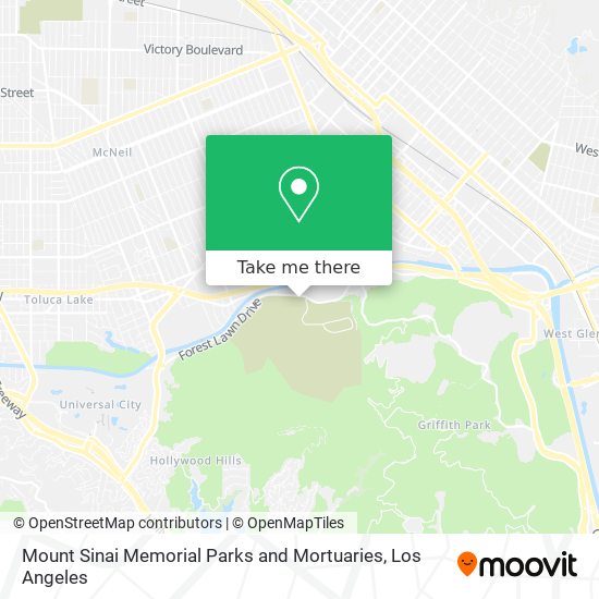 Mapa de Mount Sinai Memorial Parks and Mortuaries